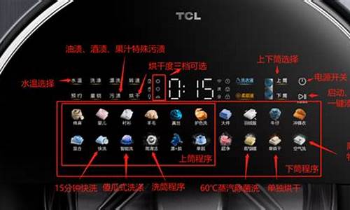 tcl洗衣机使用说明书_tcl洗衣机操作说明